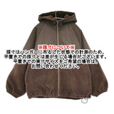 MICA & DEAL ボアドッキングフーデットブルゾン 定価36300円 0125406328 ブルゾン 25AW ブラウン レディース マイカ＆ディール【中古】6-0109T♪