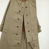 COUTURE'D ADAM 24AW-127 サイズ36 ステンカラーコート 24AW カーキ レディース クチュールドアダム【中古】6-0109T♪