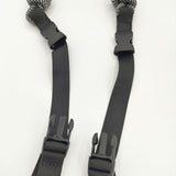 Ball&Chain ストラップ ショルダー ベルト ブラック グレー レディース ボールアンドチェーン【中古】6-0221G∞