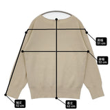 La TOTALITE キーネック アクリルウール セーター ニット ベージュ レディース ラトータリテ【中古】6-0126T♪