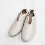 moumoune 未使用 Argentine スリッポン サンド 25.5cm シューズ・靴 ベージュ レディース ムゥムゥヌゥ【中古】6-0224G◎