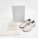 moumoune 未使用 Argentine スリッポン サンド 25.5cm シューズ・靴 ベージュ レディース ムゥムゥヌゥ【中古】6-0224G◎