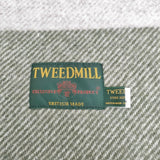 TWEEDMILL ポケットショール ウール ストール アイボリー グリーン レディース ツイードミル【中古】6-0114T◎