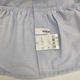 NATURAL BEAUTY BASIC ギャザースリーブティアードチュニックブラウス ブラウス シャツ ブルー レディース ナチュラルビューティーベーシック【中古】6-0513S∞