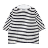 SAINT JAMES ピリアック ボーダー T3 半袖Ｔシャツ カットソー ホワイト ネイビー レディース セントジェームス【中古】6-0621S∞