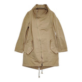 ZUCCa 2way ZU03FA985 サイズS モッズコート ベージュ レディース ズッカ【中古】6-0303M♪