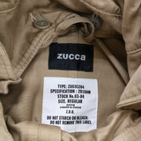 ZUCCa 2way ZU03FA985 サイズS モッズコート ベージュ レディース ズッカ【中古】6-0303M♪