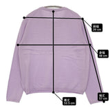 PONT DE CHALONS クルーネック サイズ38 コットン カーディガン ラベンダー レディース ポンデシャロン【中古】6-0126M♪