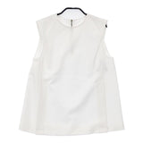 Spick and Span Noble フロントベンツノースリーブプルオーバー ブラウス シャツ ホワイト レディース スピック＆スパン ノーブル【中古】6-0621S∞