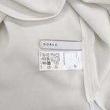 Spick and Span Noble Vネックフレア ブラウス 定価16500円 ブラウス シャツ アイボリー レディース スピック＆スパン ノーブル【中古】6-0513M∞