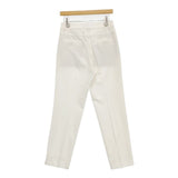 Spick and Span Noble キャロットシルエットステップヘムパンツ　定価15400円 パンツ ホワイト レディース スピック＆スパン ノーブル【中古】6-0418G∞