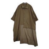 Y's 変型 シャツドレス YR-D23-828 サイズ1 ワンピース カーキ レディース ワイズ/Yohji【中古】6-0126T♪