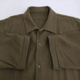 Y's 変型 シャツドレス YR-D23-828 サイズ1 ワンピース カーキ レディース ワイズ/Yohji【中古】6-0126T♪