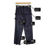 BALLSEY ハイカウントダブルクロス テーパードパンツ 定価19800円 サイズ32 パンツ 23SS ネイビー レディース ボールジー【中古】6-0324G♪