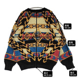 BAZZANTI バザンティ 90's ヴィンテージ サイズ50 クルーネック ウール セーター ニット ブラック メンズ【中古】6-0126T♪