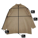 JURGEN LEHL ウールアンゴラアルパカ ハイネック J0174UB732 セーター ニット ベージュ レディース ヨーガンレール【中古】6-0126T♪