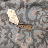 JURGEN LEHL ジャガード 羽織り J0101UJ221 日本製 コットン カーディガン ライトブルー グレー レディース ヨーガンレール【中古】6-0225M♪