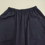 JURGEN LEHL J0104UP621 ウール イージー ワイド パンツ ネイビー レディース ヨーガンレール【中古】6-0126T♪