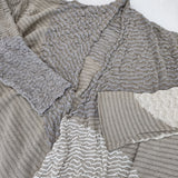 JURGEN LEHL ジャガード リンクス編み 羽織り J0131KJ011 コットン カーディガン ベージュ ラベンダー レディース ヨーガンレール【中古】6-0225M♪