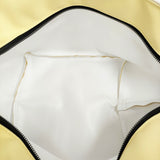 Herve Chapelier 新品 901N ナイロン舟型トートS コキーユ パイユ 定価18480円 トートバッグ ライトイエロー レディース エルベ・シャプリエ【中古】6-0109G♪