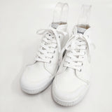 spring court B2 CANVAS サイズ39 ハイカット スニーカー ホワイト レディース スプリングコート【中古】6-0219G◎