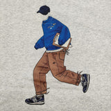 NEW BALANCE Athletics Sport Style MT41579 サイズL 半袖Ｔシャツ カットソー ライトグレー メンズ ニューバランス【中古】6-0501S♪