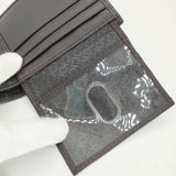 Calvin Klein レザースマートウォレット 31KA22C015 小銭入れなし 二つ折り財布 ダークブラウン ユニセックス カルバンクライン【中古】6-0530G∞