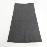 vie evam eva カシミア ループストール 無地 スヌード チャコールグレー レディース ヴィー エヴァムエヴァ【中古】6-0122T◎