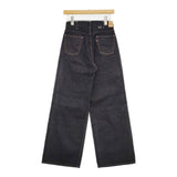 45R/45rpm ツイードデニムのバチ比女 （濃） 定価38500円 サイズ26 デニムパンツ ネイビー レディース フォーティーファイブアールピーエム【中古】6-0112G♪