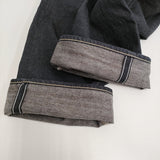 45R/45rpm ツイードデニムのバチ比女 （濃） 定価38500円 サイズ26 デニムパンツ ネイビー レディース フォーティーファイブアールピーエム【中古】6-0112G♪