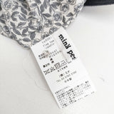 mina perhonen candle flag bag フラッグバッグ ハンドバッグ ホワイト グレー レディース ミナペルホネン【中古】6-0122G◎