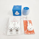 miffy 未使用 フラワーミッフィー キャンドルグラス ハンガークリップ 歯ブラシ ３点セット その他雑貨 ホワイト クリア ブルー レディース ミッフィー【中古】6-0204G◎