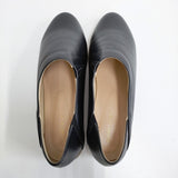 Live in comfort 未使用品 はまじとコラボ やわらかフラットシューティ 23.5cm スリッポン ブラック レディース リブインコンフォート【中古】6-0112G♪