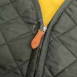 45R/45rpm ナイロンキルトベスト 定価20900円 サイズ2 ベスト カーキ レディース フォーティーファイブアールピーエム【中古】6-0126T♪