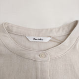 Crea Delice 新品 スカラップ 刺繍 73354 サイズM コットンウール ブラウス シャツ オフホワイト レディース クレアデリス【中古】6-0126T♪