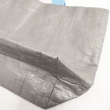 Herve Chapelier 2012PP マルシェバッグM グリ×ブルエ トートバッグ シルバー レディース エルベ・シャプリエ【中古】6-0412G∞