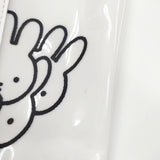 miffy ビニールバッグ マルチポーチ 2点セット トートバッグ クリア ホワイト レディース ミッフィー【中古】6-0204G◎