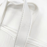 miffy ビニールバッグ マルチポーチ 2点セット トートバッグ クリア ホワイト レディース ミッフィー【中古】6-0204G◎