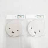 miffy 新品 miffy 陶製吸水コースター 2枚セット コースター ホワイト レディース ミッフィー【中古】6-0204G◎