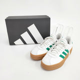 adidas スニーカー VL コート ボールド VL Court Bold 定価8800円 24.5cm スニーカー ホワイト グリーン レディース アディダス【中古】6-0223G◎