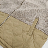 Heart Market ボア＆キルティングエッグベスト 定価5990円 AN2510018-C1 ベスト ベージュ レディース ハートマーケット【中古】6-0126T♪