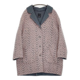 mina perhonen 未使用 skog aca6794s 定価176000円 サイズ38 コート 24AW ピンク ブルーグレー レディース ミナペルホネン【中古】6-0112T♪
