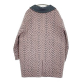 mina perhonen 未使用 skog aca6794s 定価176000円 サイズ38 コート 24AW ピンク ブルーグレー レディース ミナペルホネン【中古】6-0112T♪