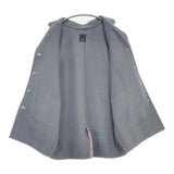 mina perhonen 未使用 skog aca6794s 定価176000円 サイズ38 コート 24AW ピンク ブルーグレー レディース ミナペルホネン【中古】6-0112T♪