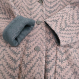 mina perhonen 未使用 skog aca6794s 定価176000円 サイズ38 コート 24AW ピンク ブルーグレー レディース ミナペルホネン【中古】6-0112T♪