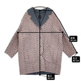 mina perhonen 未使用 skog aca6794s 定価176000円 サイズ38 コート 24AW ピンク ブルーグレー レディース ミナペルホネン【中古】6-0112T♪