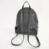 Michael Kors RHEA ZIP ぺブル レザー バックパック リュック・デイパック ブラック レディース マイケルコース【中古】6-0412G∞