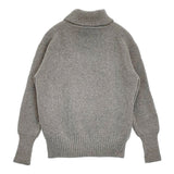 comm arch ウール ハンドフレームタートルニット サイズ1 セーター ニット グレー レディース コムアーチ【中古】6-0126T♪