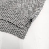 comm arch ウール ハンドフレームタートルニット サイズ1 セーター ニット グレー レディース コムアーチ【中古】6-0126T♪