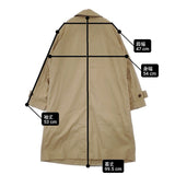 MHL. 595-0210501 PROOFED COTTON NYLON TWILL ダウンライナー付き 定価 58300円 サイズ0 コート 20AW キャメル ベージュ レディース エムエイチエル【中古】6-1007T△